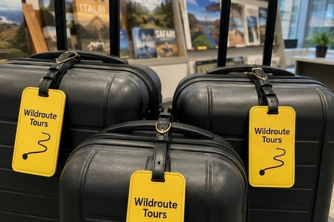 Customized luggage tags for travel agencies and tour operators