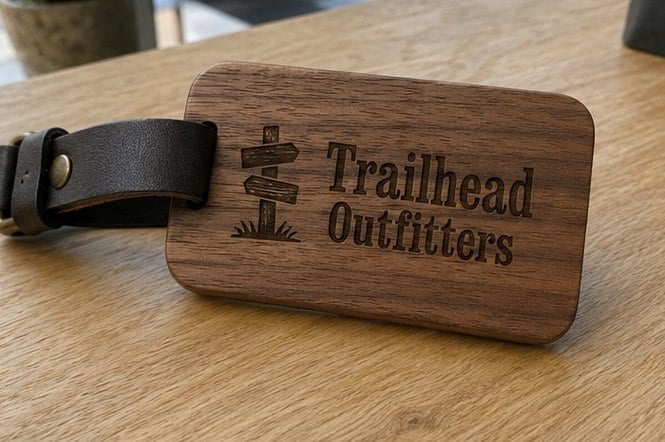 Wooden Luggage Tags